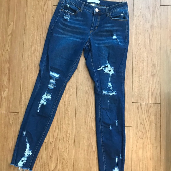 cato distressed jeans